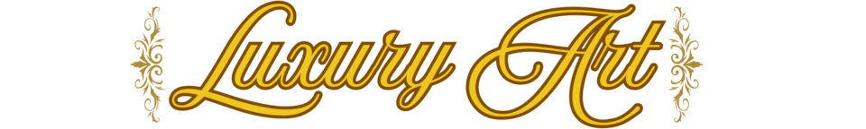 A welcome banner for Luxury Art