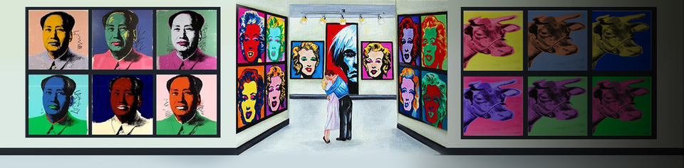 A welcome banner for art_gallery_luxury litho