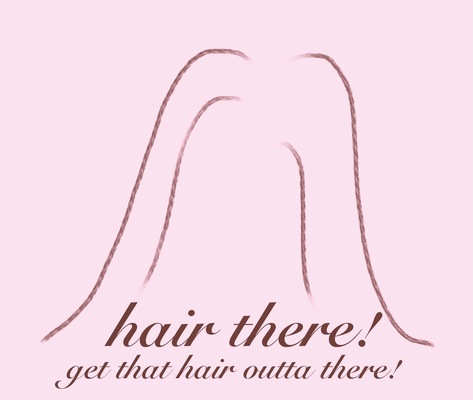 A welcome banner for hair_there!'s booth