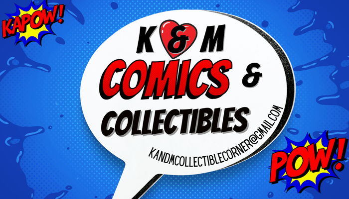 A welcome banner for Katt and Matt's Collectible Corner