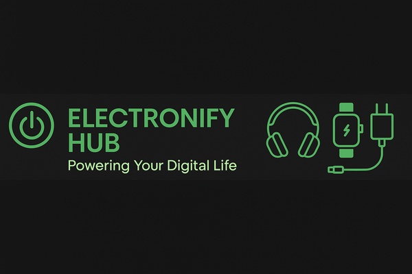 A welcome banner for ELECTRONIFY HUB