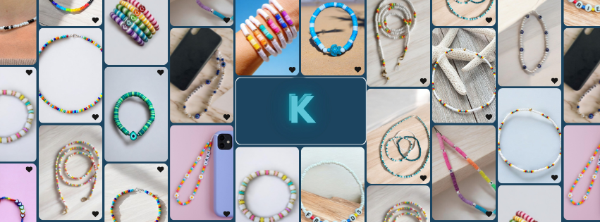 A welcome banner for Katherin's store