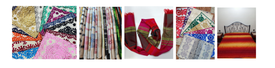 A welcome banner for Aicha's store