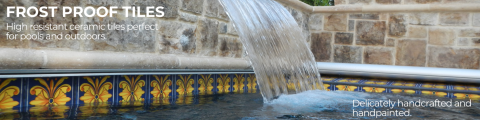 A welcome banner for Casa Castillo Fine Mexican Tiles, Toilets, Sinks, Pedestals sinks, Pool tiles