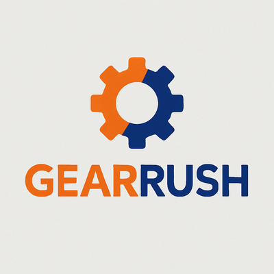 A welcome banner for GearRush Store
