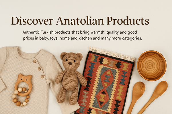 A welcome banner for AnatolianBrands