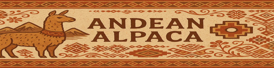 A welcome banner for Andean_Alpaca_Store