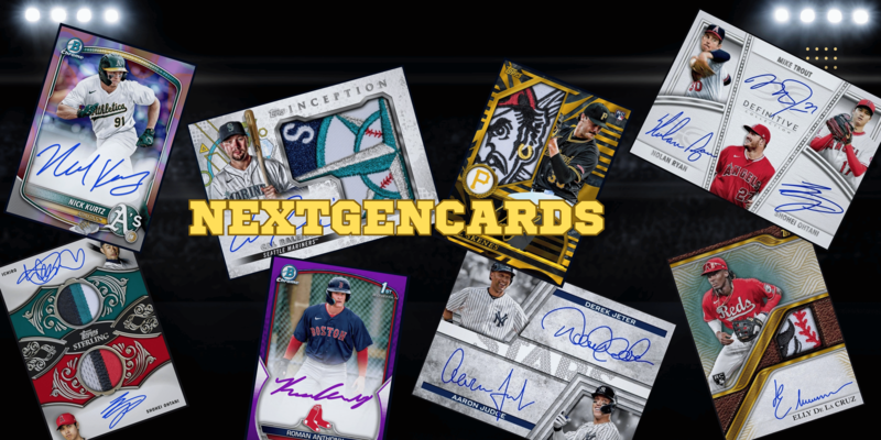 A welcome banner for NextGenCards