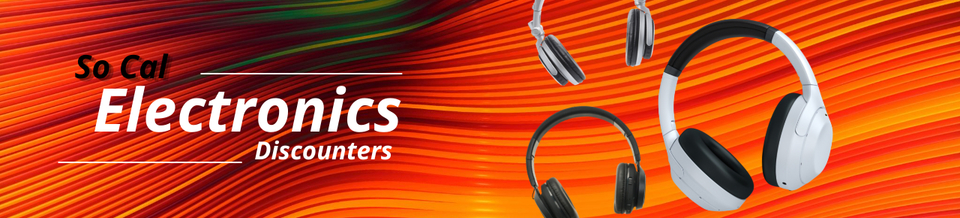 A welcome banner for SoCalDiscounters's booth