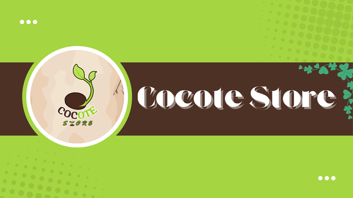 A welcome banner for Cocote Store