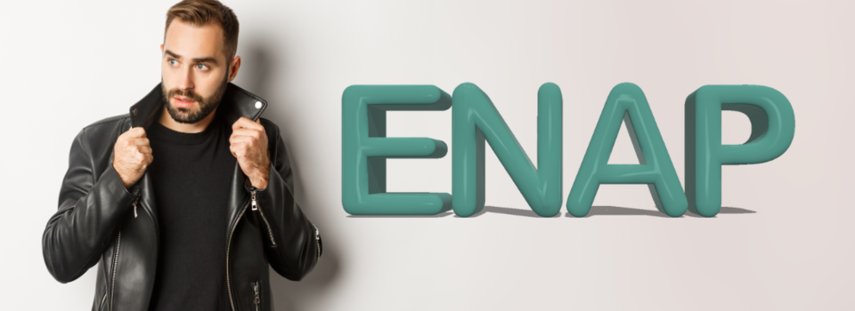 A welcome banner for ENAP