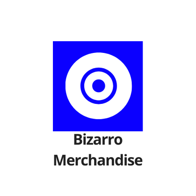 A welcome banner for Bizarro Merchandise