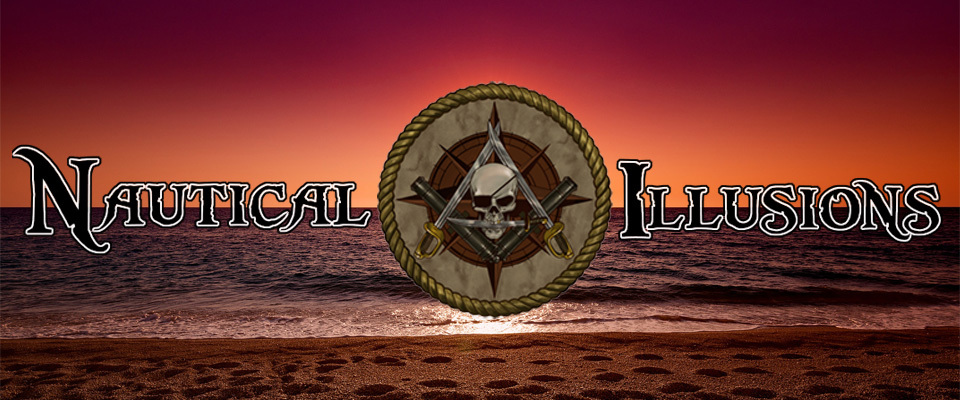 A welcome banner for Nautical_Illusions's booth
