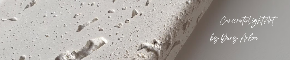 A welcome banner for ConcreteLightArt