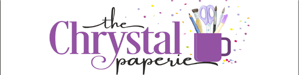 A welcome banner for Chrystal's store