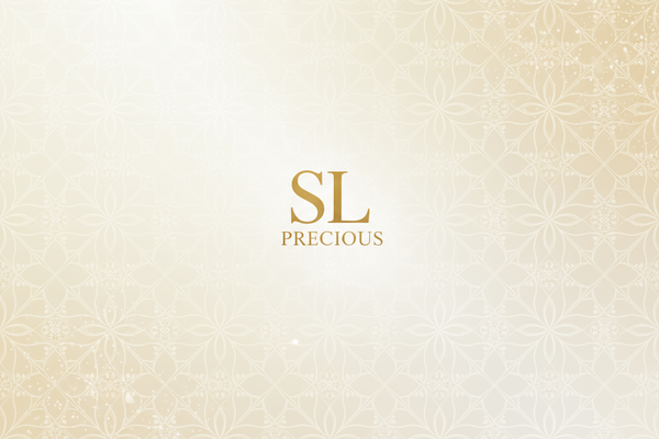 A welcome banner for SLPrecious's booth