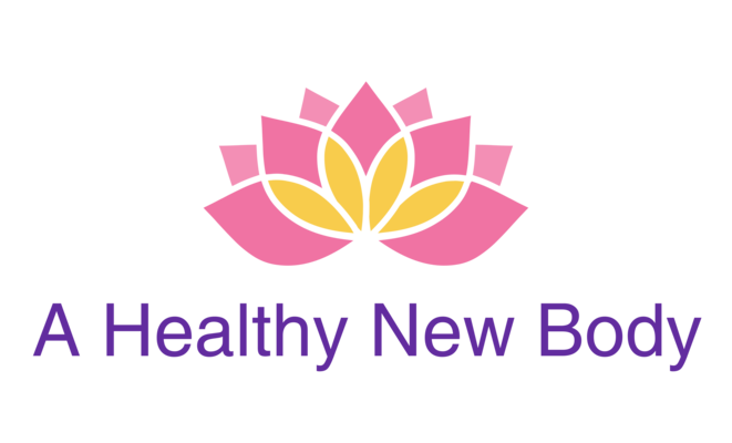 A welcome banner for A Healthy New Body