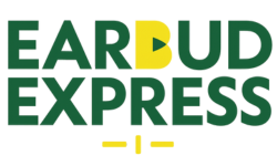 A welcome banner for Earbud Express