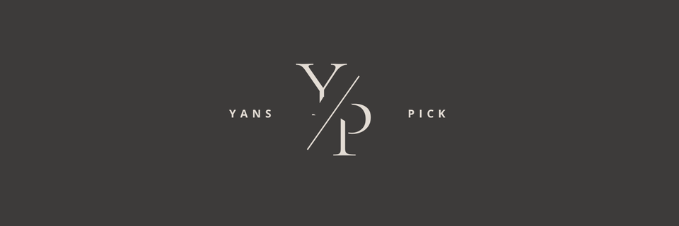 A welcome banner for YanspickY booth