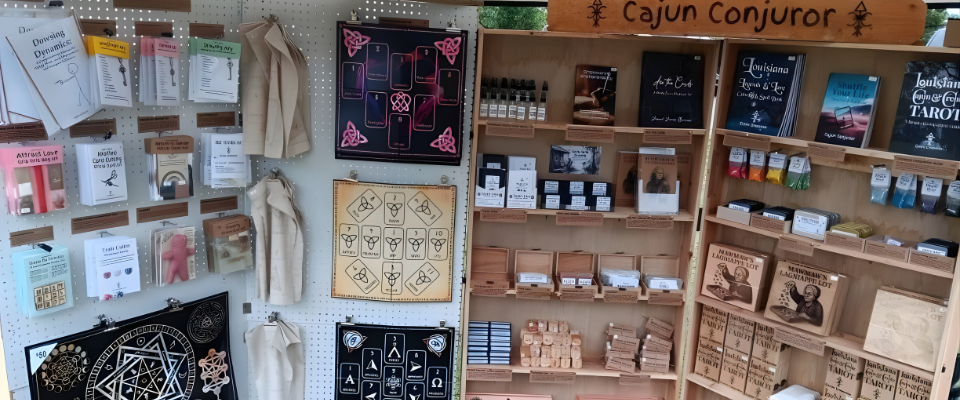 A welcome banner for Cajun Conjuror