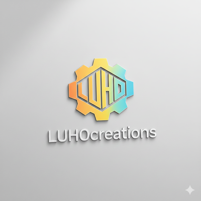 A welcome banner for LUHOcreations