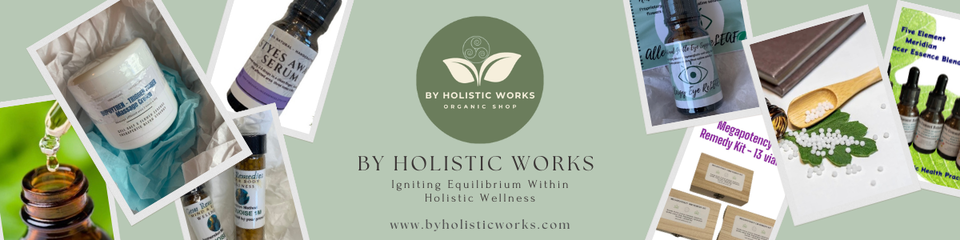 A welcome banner for By Holistic Works