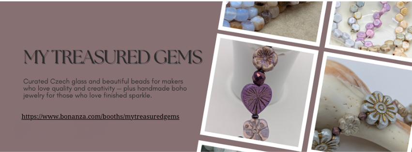 A welcome banner for My Treasured Gems