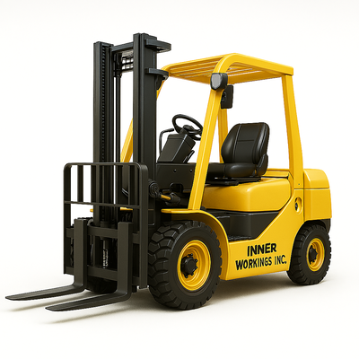 A welcome banner for Discount Forklift Parts