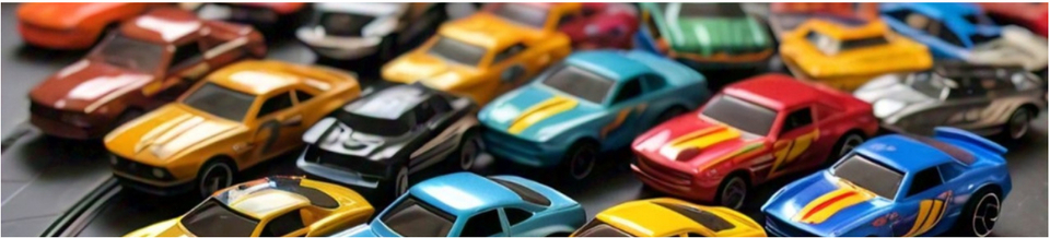 A welcome banner for Hot Wheels & Matchbox Second Chance