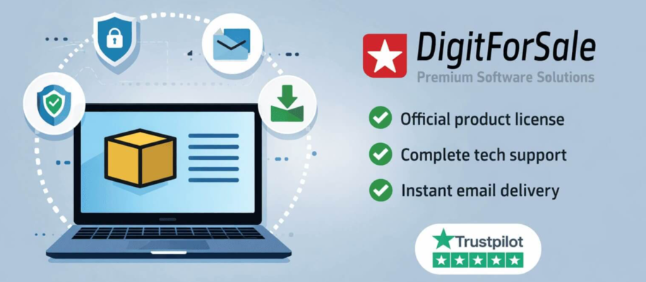 A welcome banner for Digit For Sale