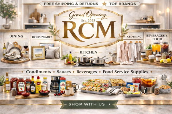 A welcome banner for RCM RETAIL