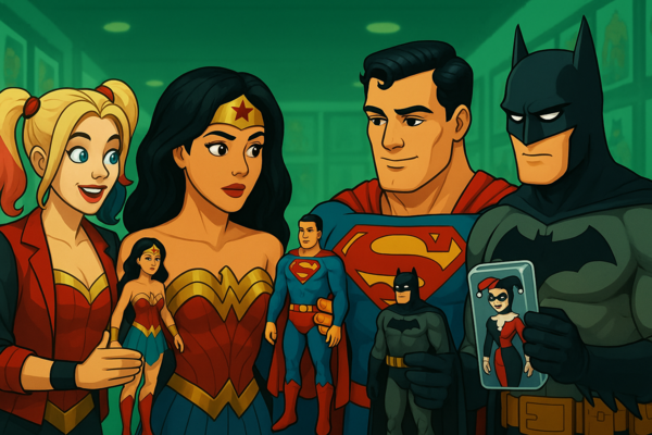 A welcome banner for The Lucky Picker's Booth