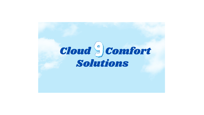 A welcome banner for Cloud 9 Comfort Solutions