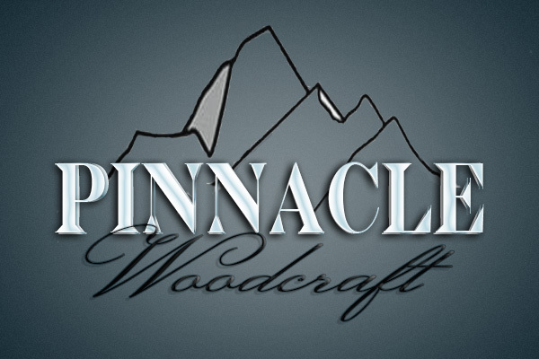 A welcome banner for PinnacleWoodcraftLLC's Booth