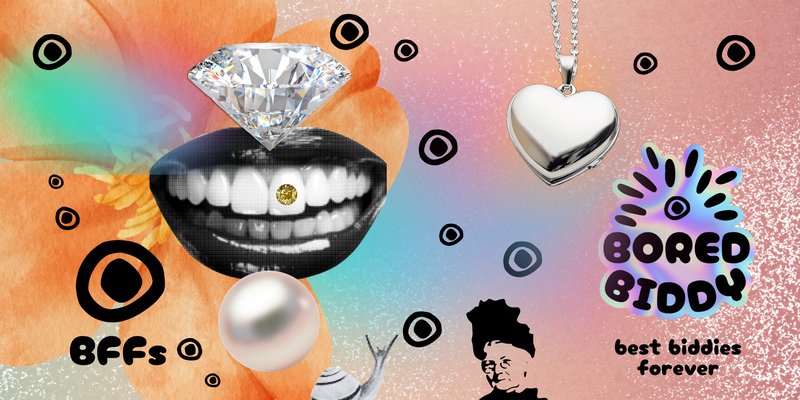 A welcome banner for Bored Biddy's Booth