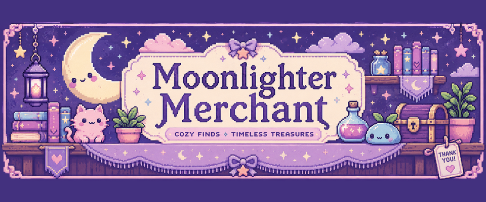 A welcome banner for Moonlighter Merchant