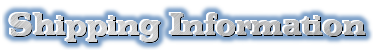 Shipping Information