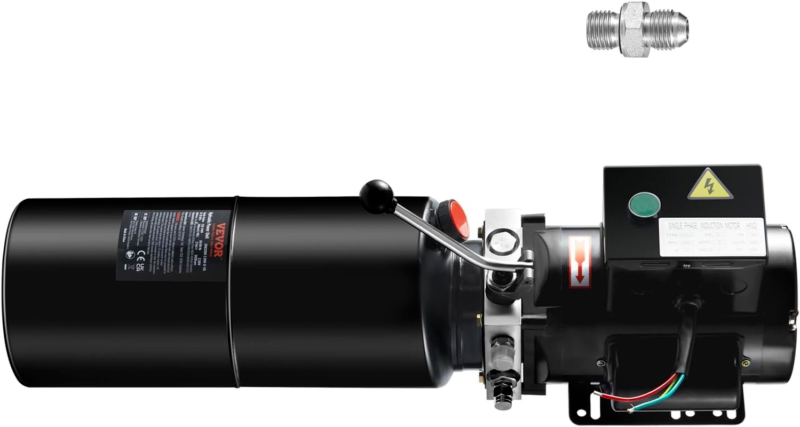 Hydraulic Pumps with10L Steel Tank Car Lift 220V Hydraulic Power Unit for Auto Repair Single Phase