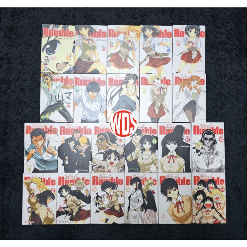 School Rumble Vol. 1-22 English Comic Manga Book By Jin Kobayashi